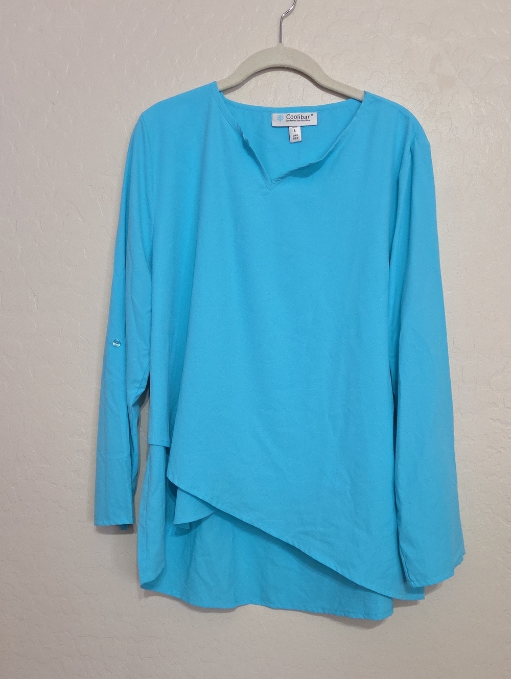 Coolibar Sky Blue Long Sleeve Sun Top
